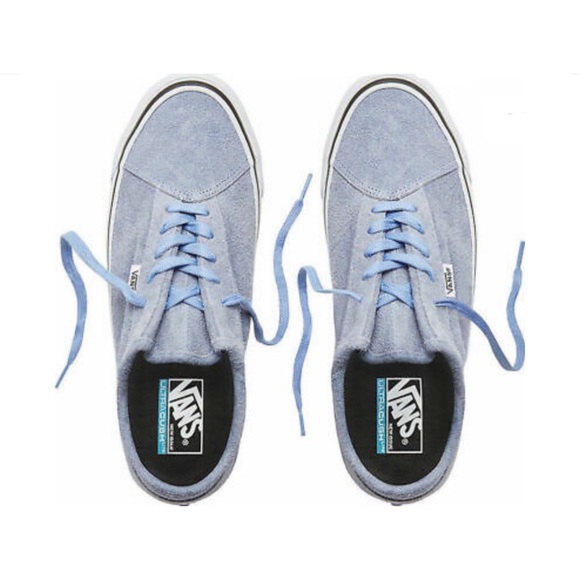 VANS Diamo Ni Hairy Suede Lavender Skate Shoes - Picture 3 of 8